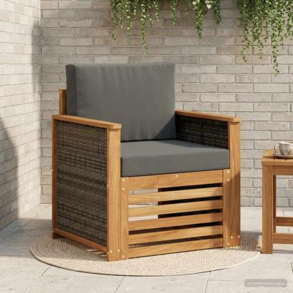 Canapea Medie pentru Exterior natural GartenMobel Dekor