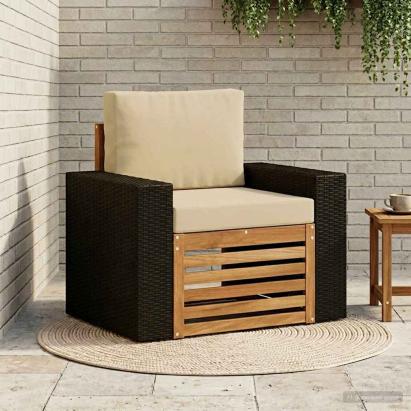 Canapea Medie pentru Exterior natural GartenMobel Dekor