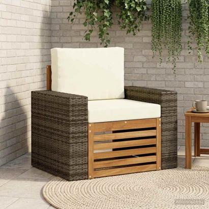 Canapea Medie pentru Exterior natural GartenMobel Dekor