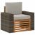Canapea Medie pentru Exterior Lemn Solid de Acacia natural GartenMobel Dekor