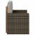 Canapea Medie pentru Exterior Lemn Solid de Acacia natural GartenMobel Dekor