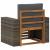 Canapea Medie pentru Exterior Lemn Solid de Acacia natural GartenMobel Dekor
