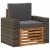 Canapea Medie pentru Exterior Lemn Solid de Acacia natural GartenMobel Dekor