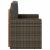 Canapea Medie pentru Exterior Lemn Solid de Acacia natural GartenMobel Dekor