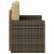 Canapea Medie pentru Exterior Lemn Solid de Acacia natural GartenMobel Dekor