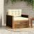 Canapea Medie pentru Exterior Lemn Solid de Acacia natural GartenMobel Dekor