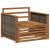 Canapea Medie pentru Exterior Lemn Solid de Acacia natural GartenMobel Dekor