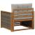 Canapea Medie pentru Exterior Lemn Solid de Acacia natural GartenMobel Dekor
