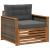 Canapea Medie pentru Exterior natural GartenMobel Dekor