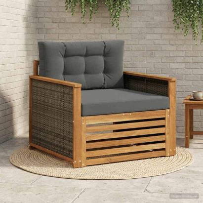 Canapea Medie pentru Exterior natural GartenMobel Dekor