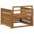 Canapea Medie pentru Exterior natural GartenMobel Dekor