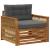 Canapea Medie pentru Exterior natural GartenMobel Dekor