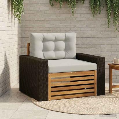 Canapea Medie pentru Exterior natural GartenMobel Dekor
