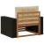 Canapea Medie pentru Exterior Lemn Solid de Acacia natural GartenMobel Dekor