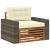 Canapea Medie pentru Exterior Lemn Solid de Acacia natural GartenMobel Dekor