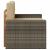 Canapea Medie pentru Exterior Lemn Solid de Acacia natural GartenMobel Dekor