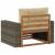 Canapea Medie pentru Exterior Lemn Solid de Acacia natural GartenMobel Dekor