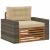 Canapea Medie pentru Exterior Lemn Solid de Acacia natural GartenMobel Dekor
