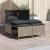 Set canapea de grădină cu perne, 4 piese, gri deschis poliratan GartenMobel Dekor