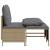 Set canapele de grădină, 4 piese, cu perne, bej, poliratan GartenMobel Dekor