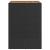 Masă bar grădină blat lemn acacia negru 105x80x110 cm poliratan GartenMobel Dekor