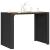 Masă bar grădină blat lemn acacia negru 145x80x110 cm poliratan GartenMobel Dekor