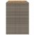 Masă bar grădină, blat lemn acacia, gri 145x80x110 cm poliratan GartenMobel Dekor
