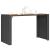 Masă bar grădină blat lemn acacia negru 185x80x110 cm poliratan GartenMobel Dekor