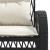 Set mobilier de grădină cu perne, 4 piese, negru, poliratan GartenMobel Dekor