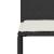 Set mobilier de grădină cu perne, 7 piese, negru, poliratan GartenMobel Dekor