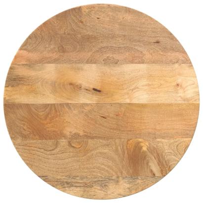 Blat de masă rotund, Ø 50x3,8 cm, lemn masiv de mango brut GartenMobel Dekor