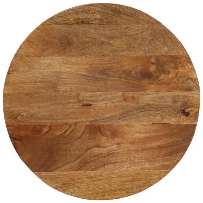 Blat de masă rotund, Ø 50x2,5 cm, lemn masiv de mango brut GartenMobel Dekor