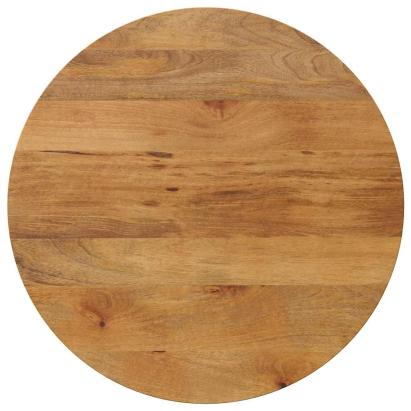 Blat de masă rotund, Ø 70x2,5 cm, lemn masiv de mango brut GartenMobel Dekor