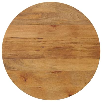 Blat de masă rotund, Ø 70x3,8 cm, lemn masiv de mango brut GartenMobel Dekor