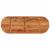 Blat de masă oval, 140x50x2,5 cm, lemn masiv de acacia GartenMobel Dekor