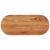 Blat de masă oval, 140x60x2,5 cm, lemn masiv de acacia GartenMobel Dekor