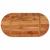 Blat de masă oval, 80x40x3,8 cm, lemn masiv de acacia GartenMobel Dekor