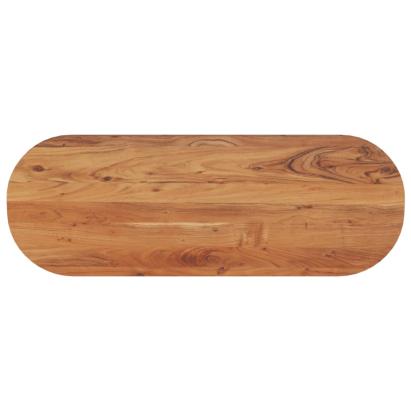 Blat de masă oval, 140x50x3,8 cm, lemn masiv de acacia GartenMobel Dekor