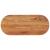 Blat de masă oval, 140x60x3,8 cm, lemn masiv de acacia GartenMobel Dekor