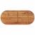 Blat de masă oval, 140x60x3,8 cm, lemn masiv de acacia GartenMobel Dekor