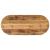 Blat de masă oval, 90x40x2,5 cm, lemn masiv mango brut GartenMobel Dekor
