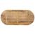 Blat de masă oval, 100x40x2,5 cm, lemn masiv de mango GartenMobel Dekor