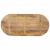 Blat de masă oval, 100x50x2,5 cm, lemn masiv de mango GartenMobel Dekor