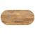 Blat de masă oval, 100x50x3,8 cm, lemn masiv de mango GartenMobel Dekor