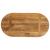 Blat de masă oval, 80x40x2,5 cm, lemn masiv de mango GartenMobel Dekor