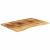 Blat birou cu decupaj curbat 80x50x2,5 cm lemn masiv mango brut GartenMobel Dekor