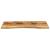 Blat birou cu decupaj curbat 80x50x2,5 cm lemn masiv mango brut GartenMobel Dekor