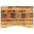Blat birou cu decupaj curbat 80x50x2,5 cm lemn masiv mango brut GartenMobel Dekor