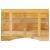 Blat birou cu decupaj curbat 90x50x2,5 cm lemn masiv mango brut GartenMobel Dekor