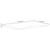 Blat birou cu decupaj curbat 90x50x2,5 cm lemn masiv mango brut GartenMobel Dekor